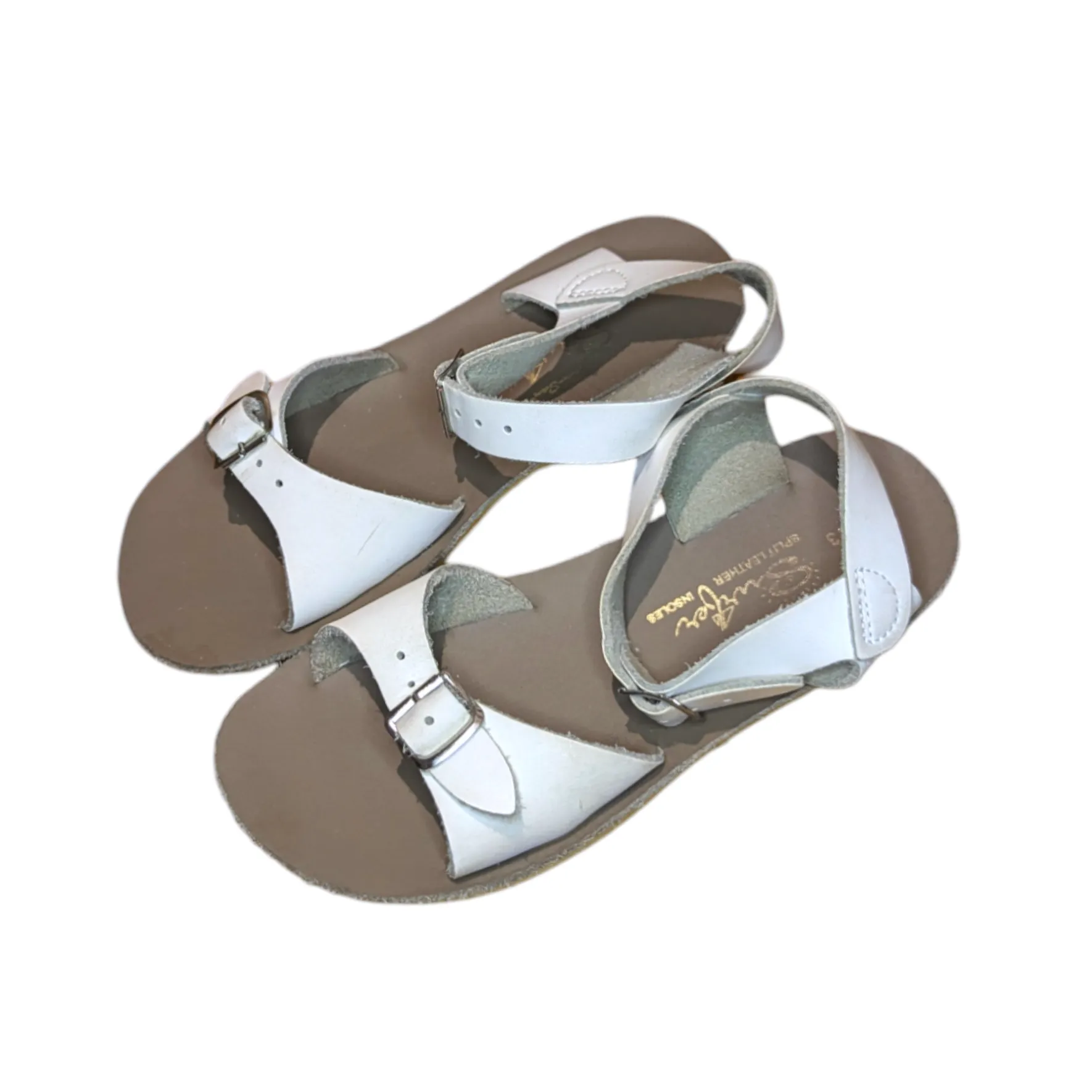 Salt Water White Sandals