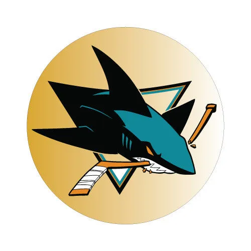 San Jose Sharks NHL Round Decal