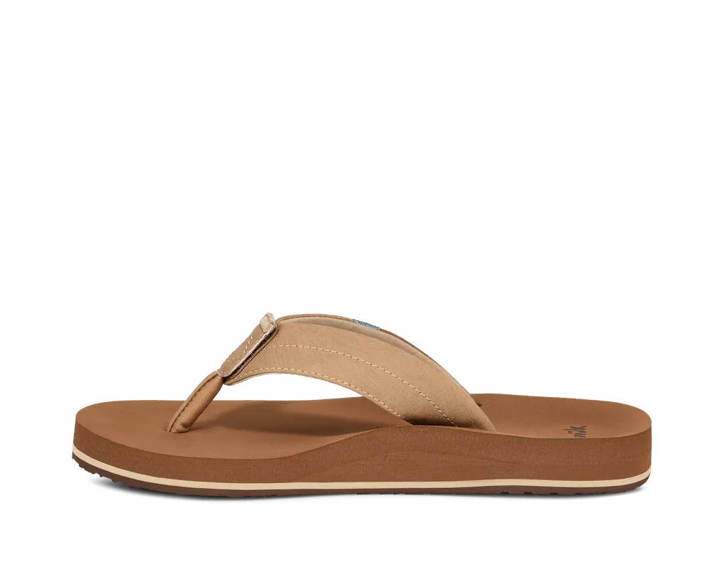 Sanuk Men’s Ziggy Switchfit Sandal Tan