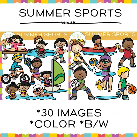 Summer Sports Clip Art