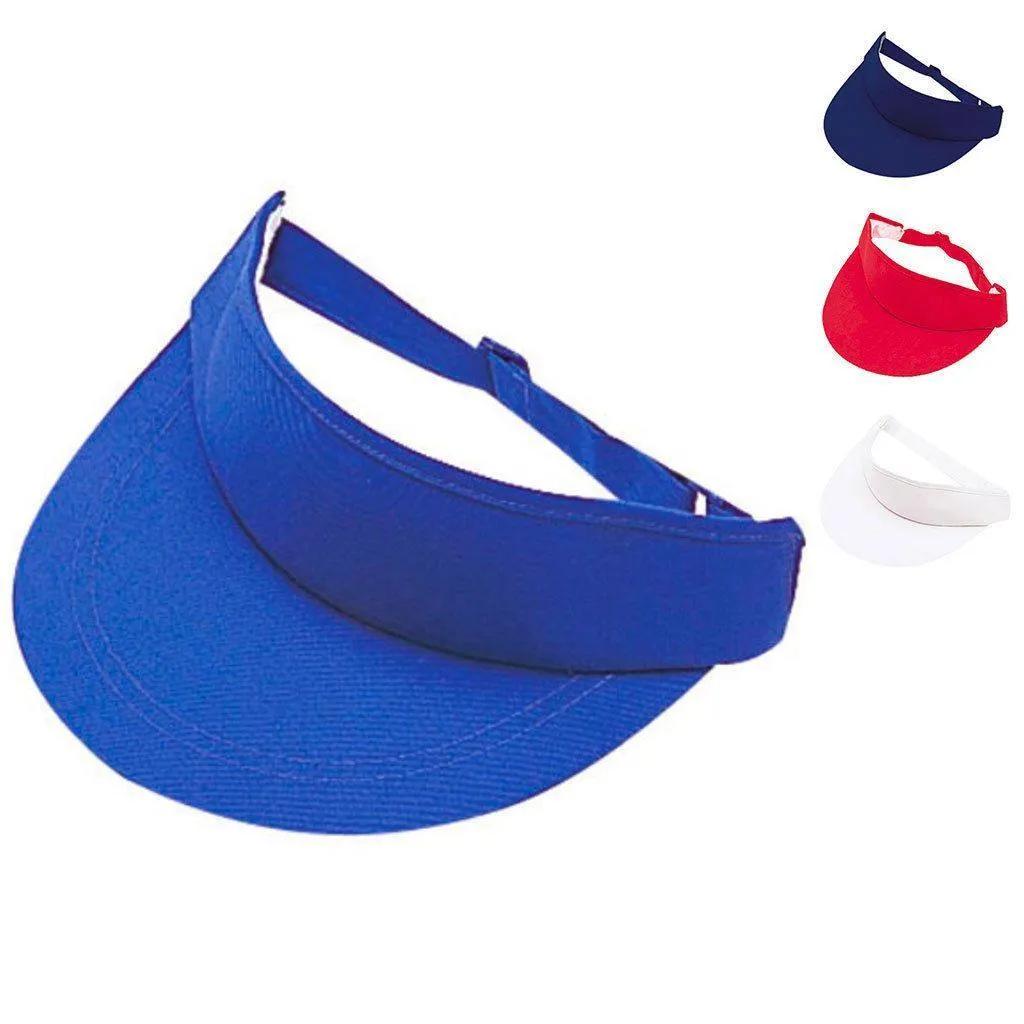 Summer Visors Caps Hats Sports Sun Beach Golf Wide Bill Cotton Mens Womens