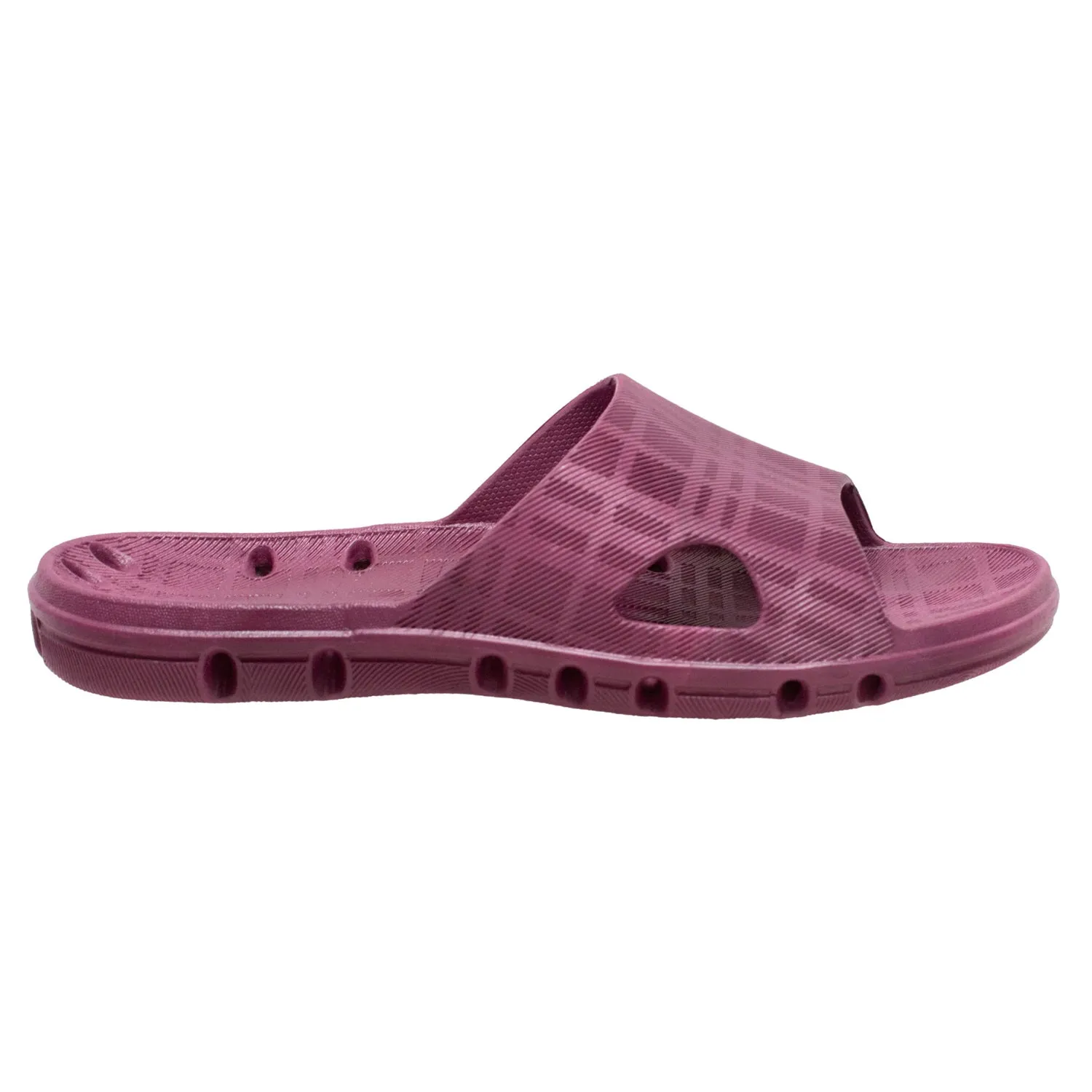 Tecs Womens Slide Purple Sandals Shoes