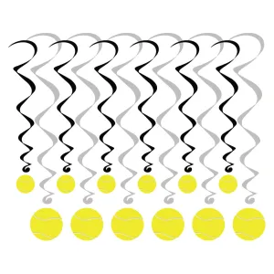 Tennis Ball Swirls 12pk