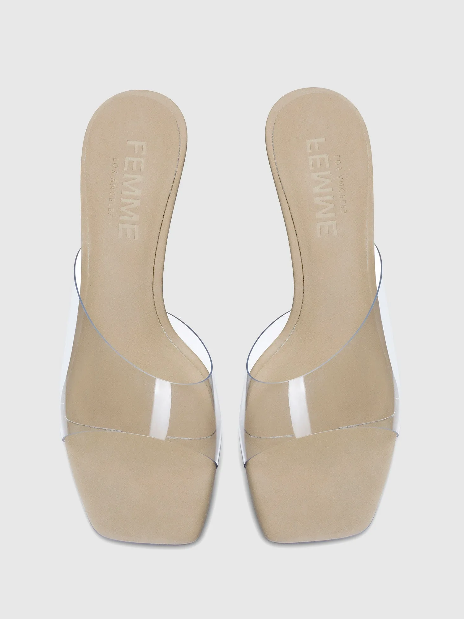 The Riri Wedge - Glassy Nude