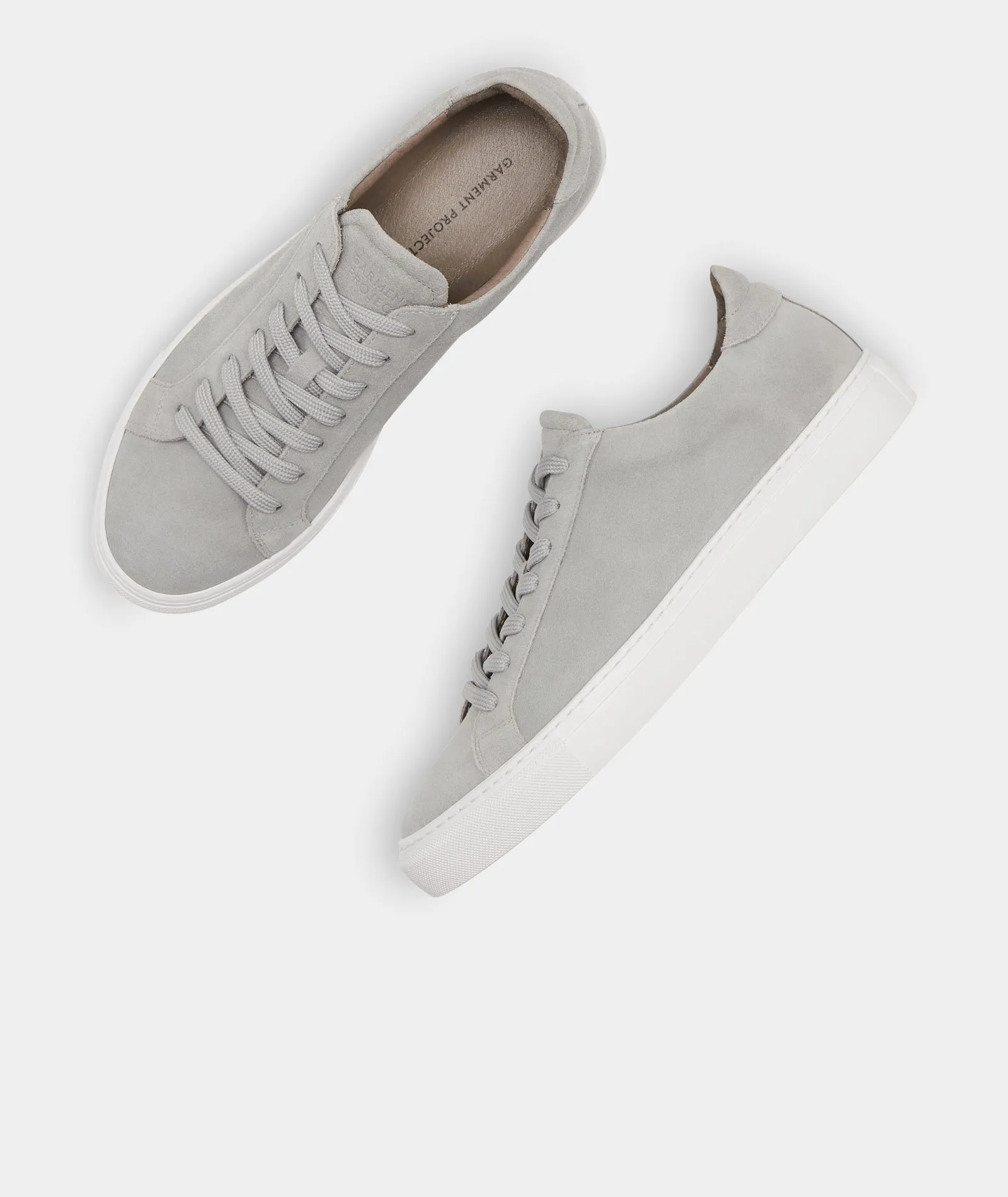 Type - Light Grey Suede