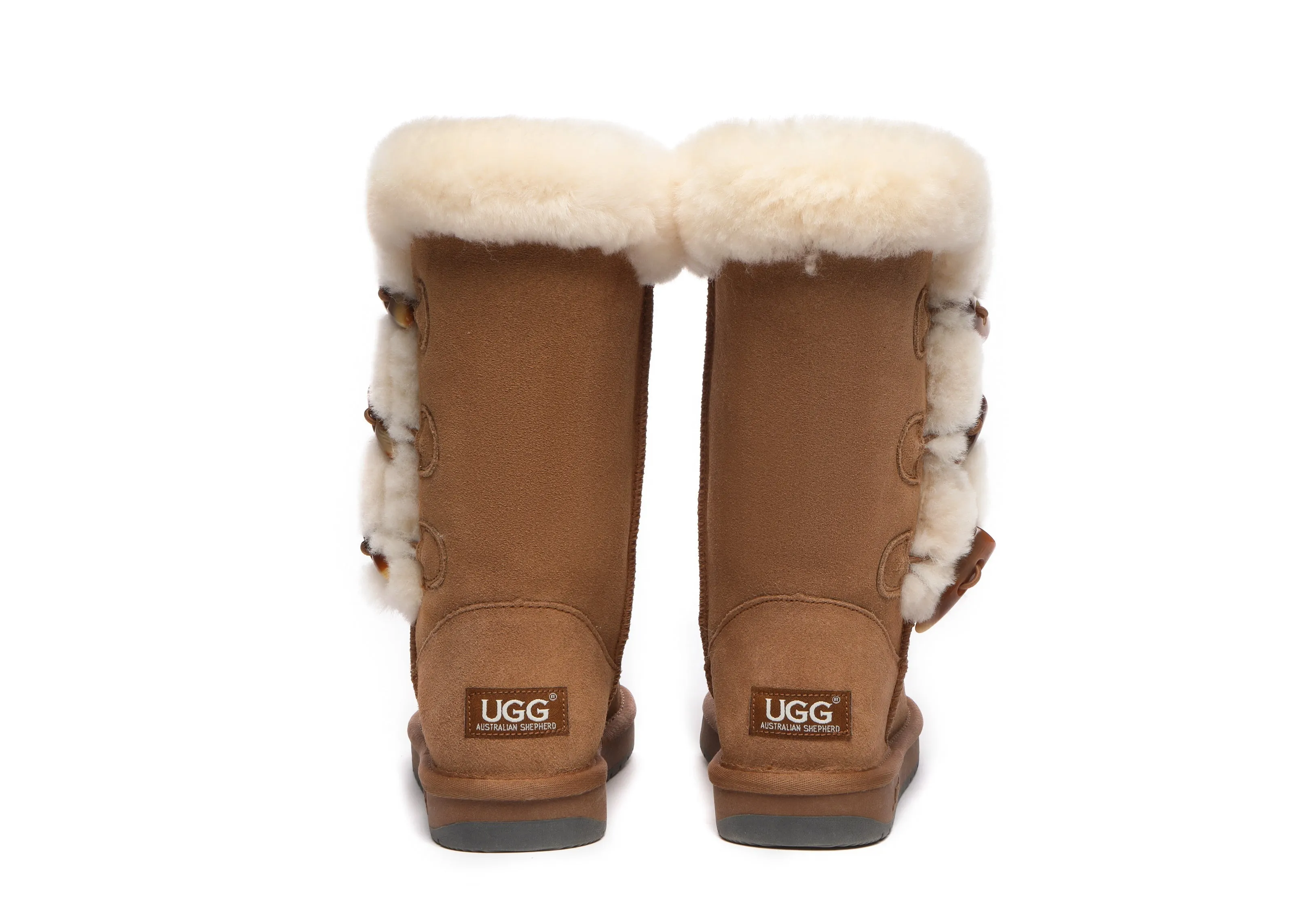 UGG Boots Women Sheepskin Wool Short boots Tamari Toggle Closure