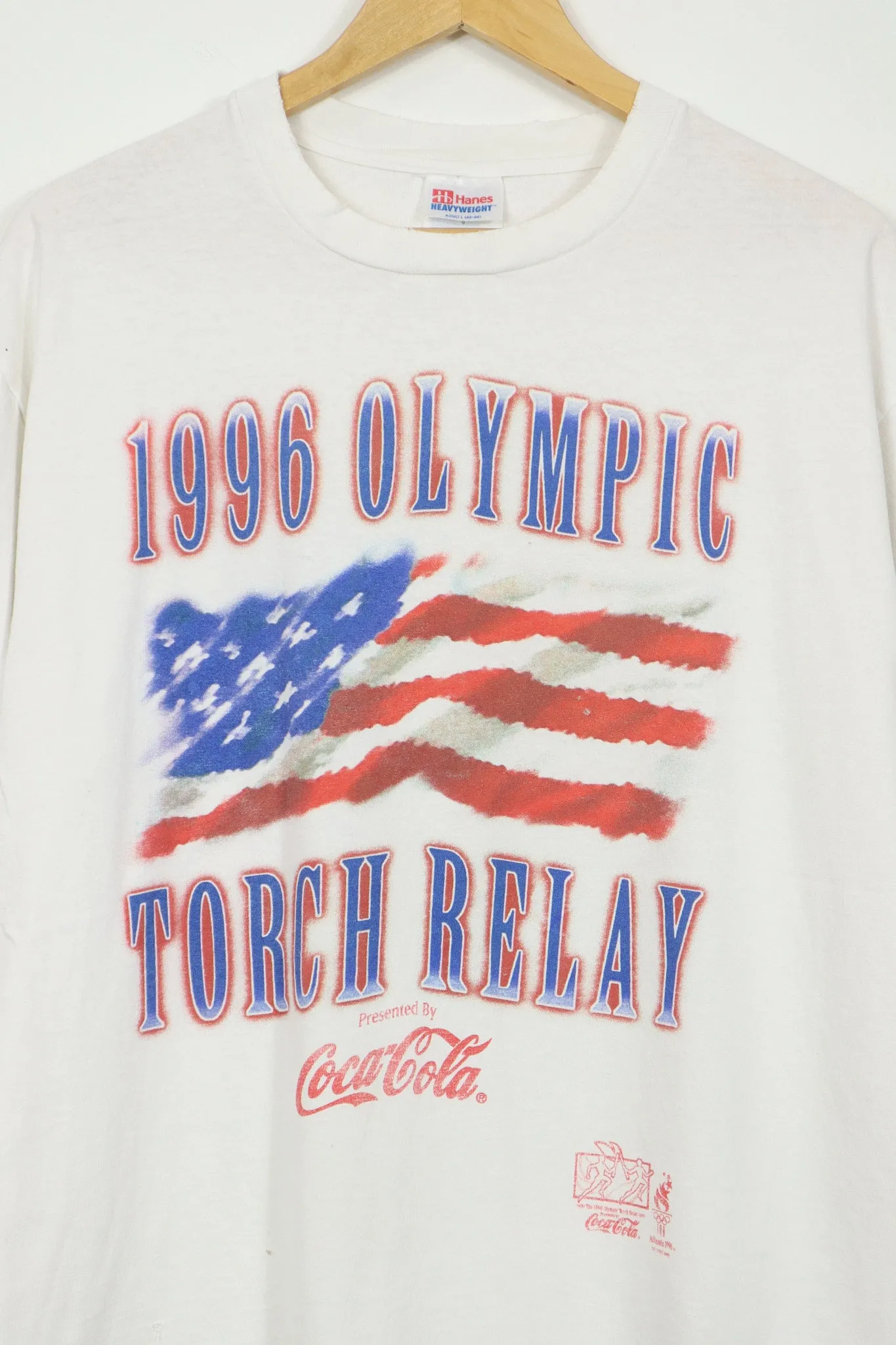 Vintage 1996 Olympics Torch Relay Tee