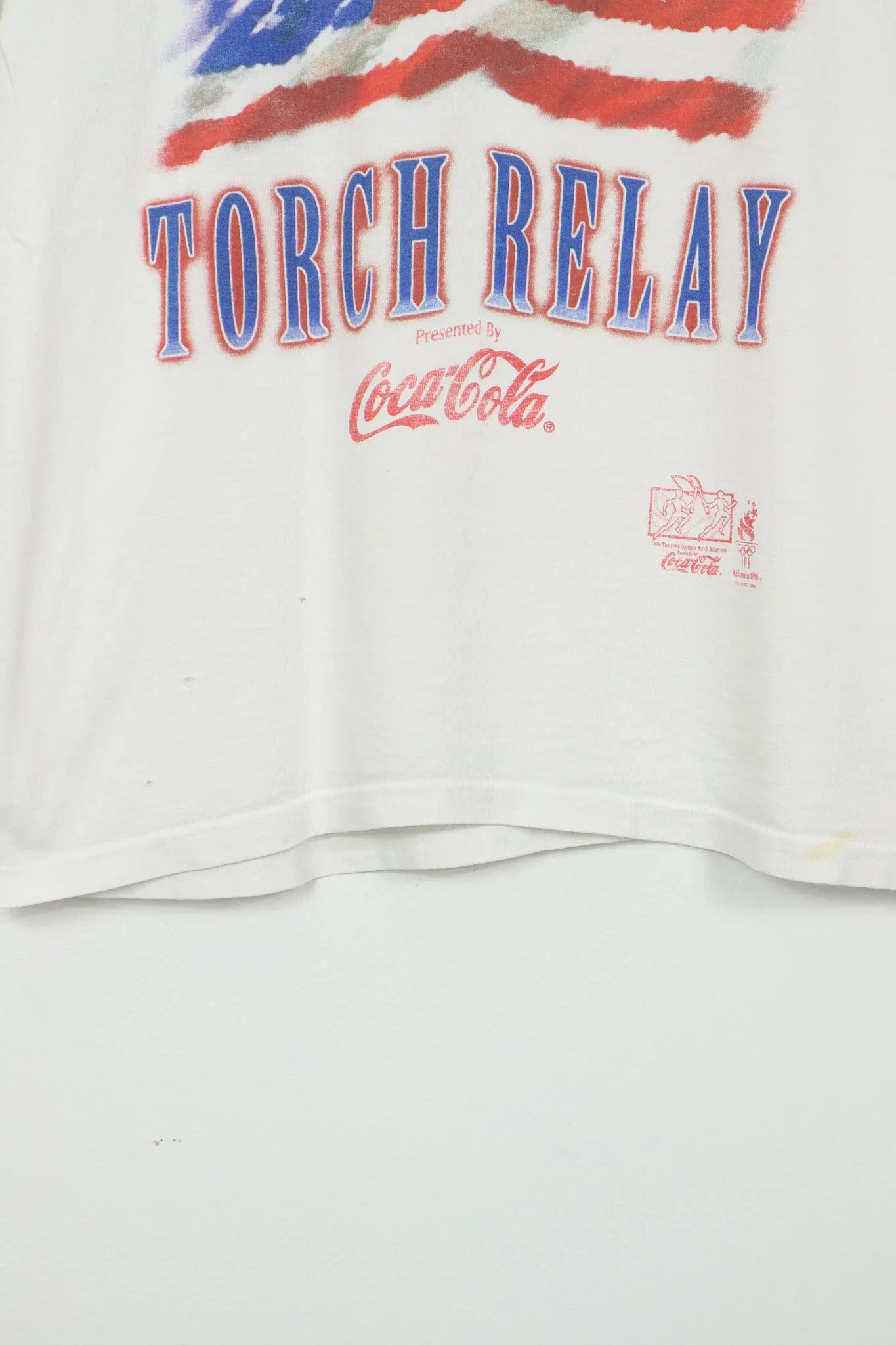 Vintage 1996 Olympics Torch Relay Tee