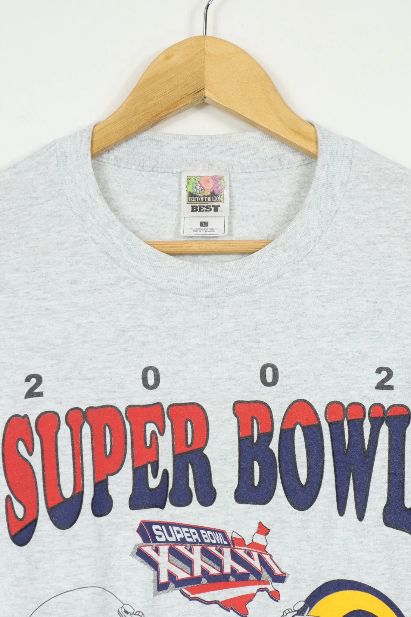 Vintage 2002 Super Bowl XXXVI Tee