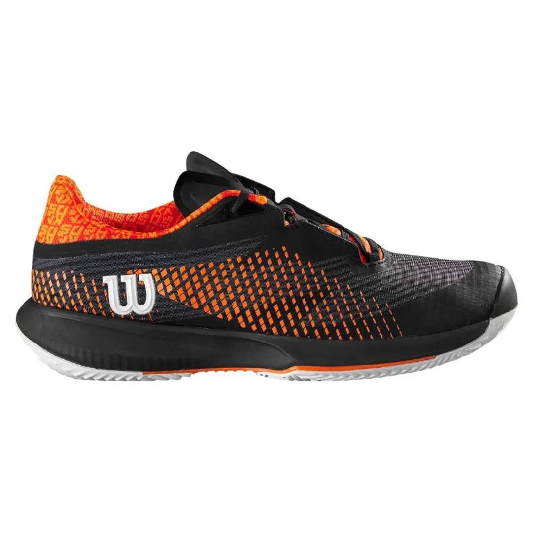 Wilson 2023 Kaos Swift 1.5 Men's Tennis Shoes - Black/Phantom/Shocking Orange