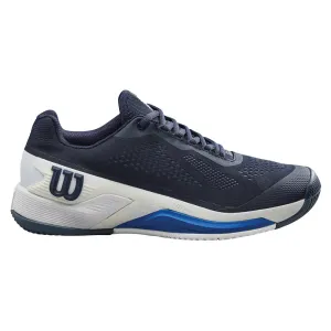 Wilson Rush Pro 4.0 Clay Tennis Shoes (Mens) - Navy Blazer/White/Lapis Blue