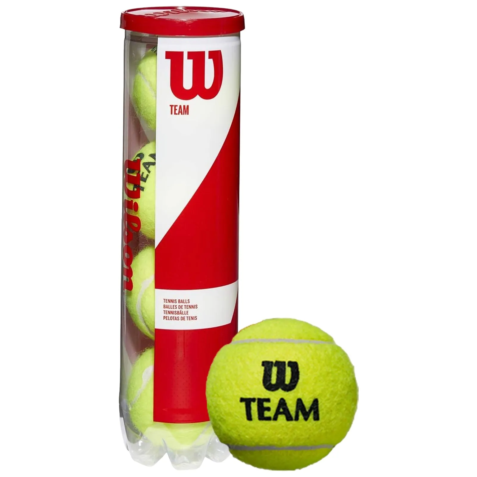 Wilson Team W Practice Tennis Balls