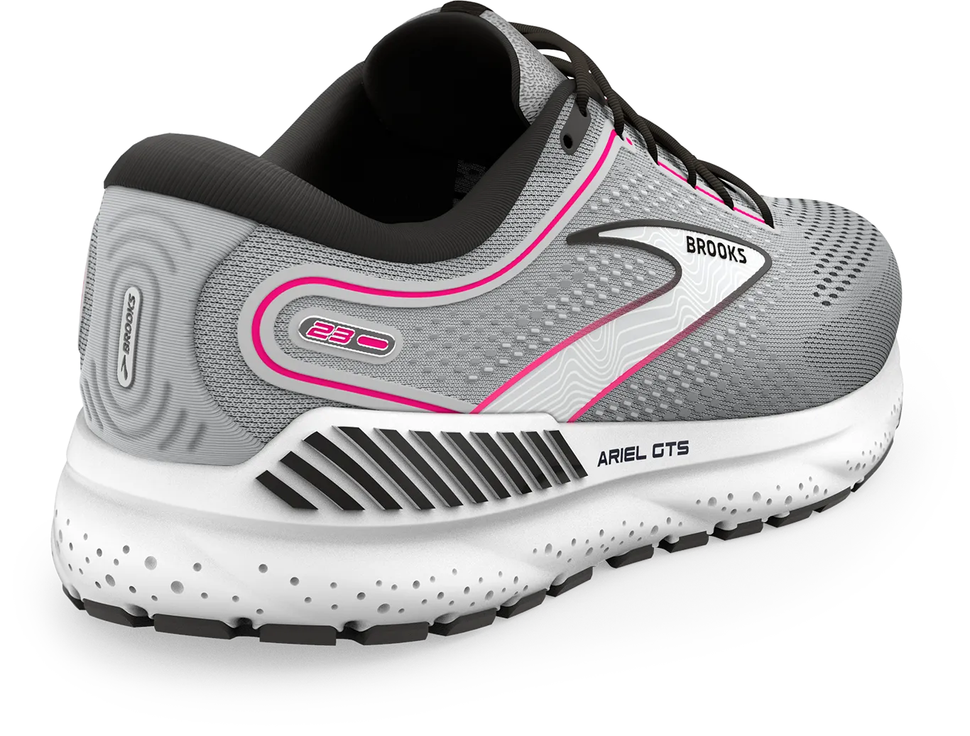 Women’s Ariel GTS 23 WIDE (078 - Grey/Black/Pink)