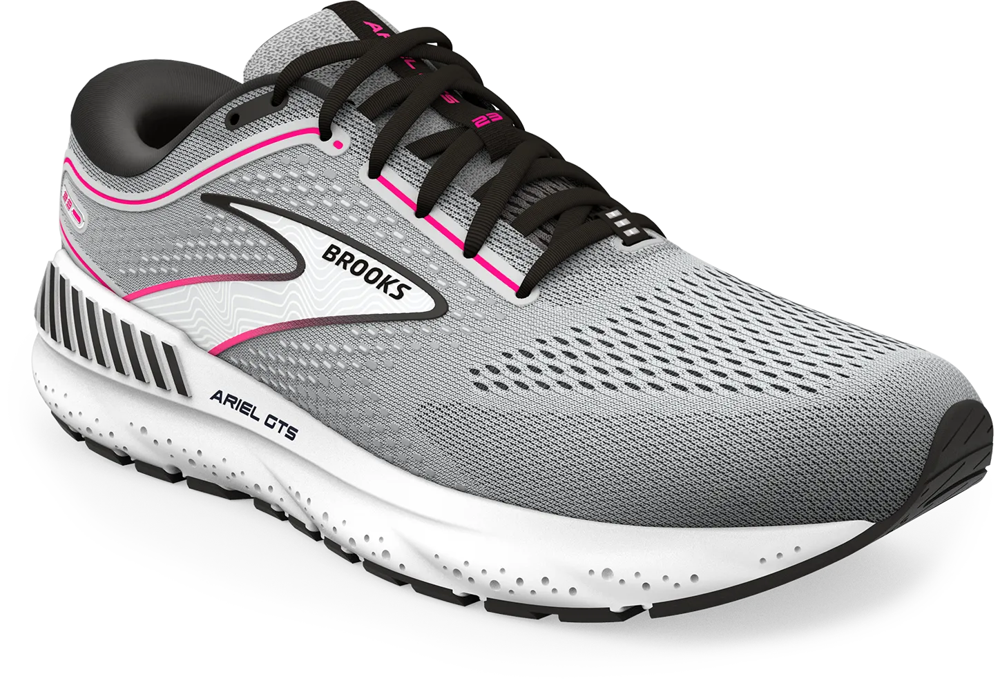 Women’s Ariel GTS 23 WIDE (078 - Grey/Black/Pink)