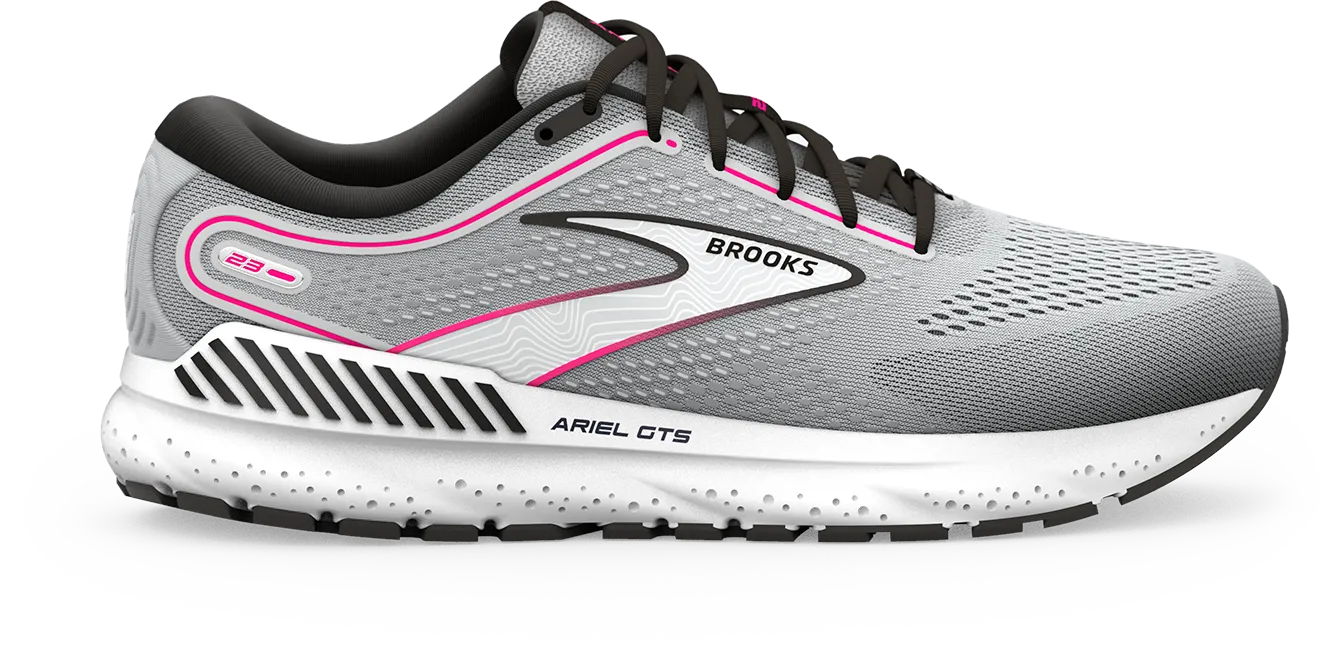 Women’s Ariel GTS 23 WIDE (078 - Grey/Black/Pink)