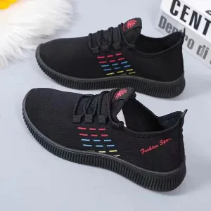 xakxx New Style Women's Pumps Lightweight Breathable Mom Shoes Comfortable Versatile Fashion Sports Women's Shoes Casual Walking Shoes